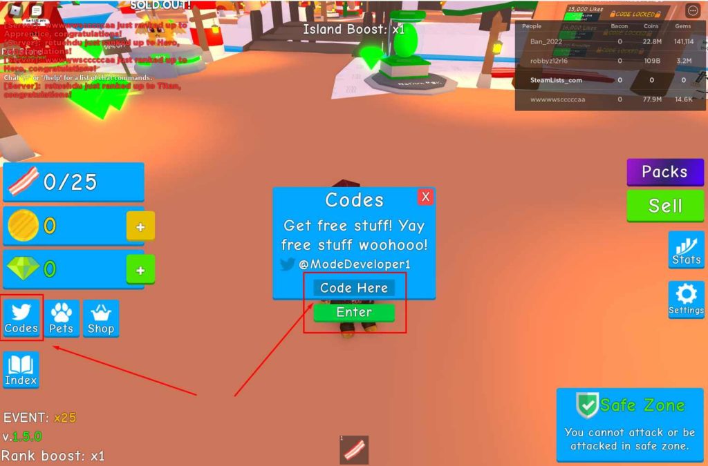 How To Use Roblox Bacon Simulator Codes?
