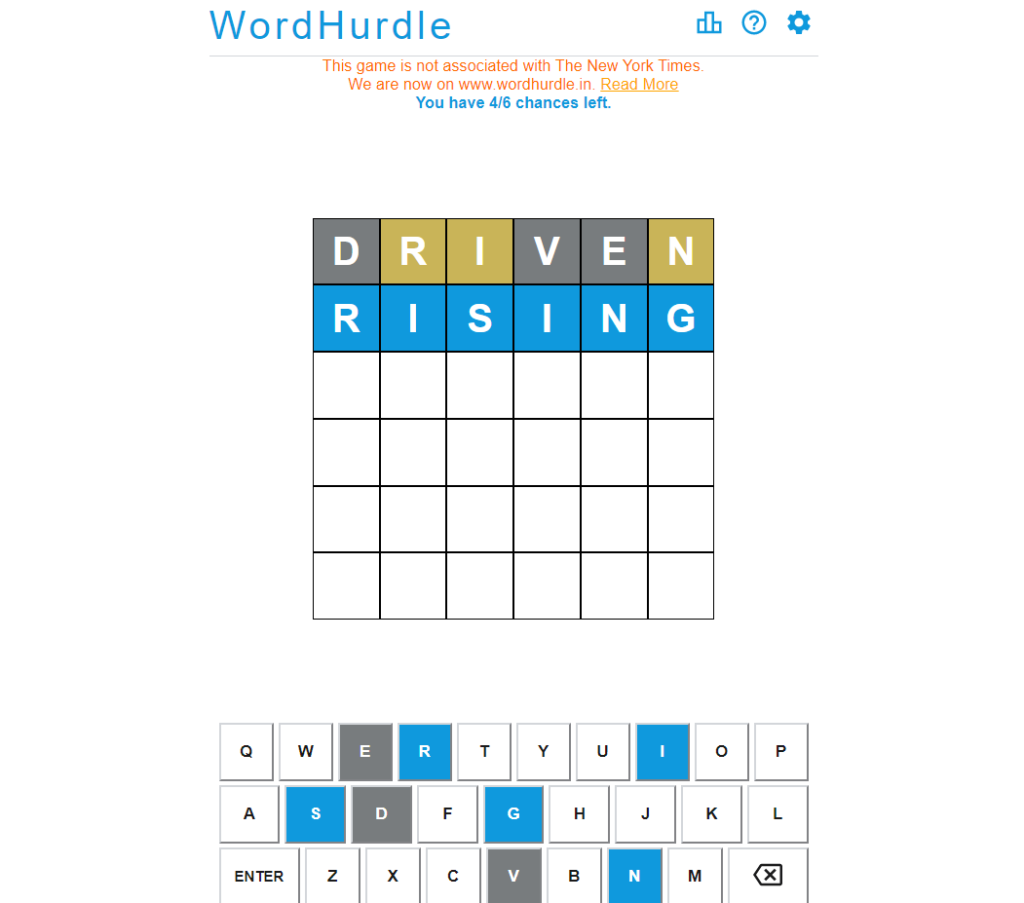 Evening Word Hurdle Answer of April 23, 2022