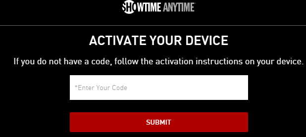 Showtime anytime activate