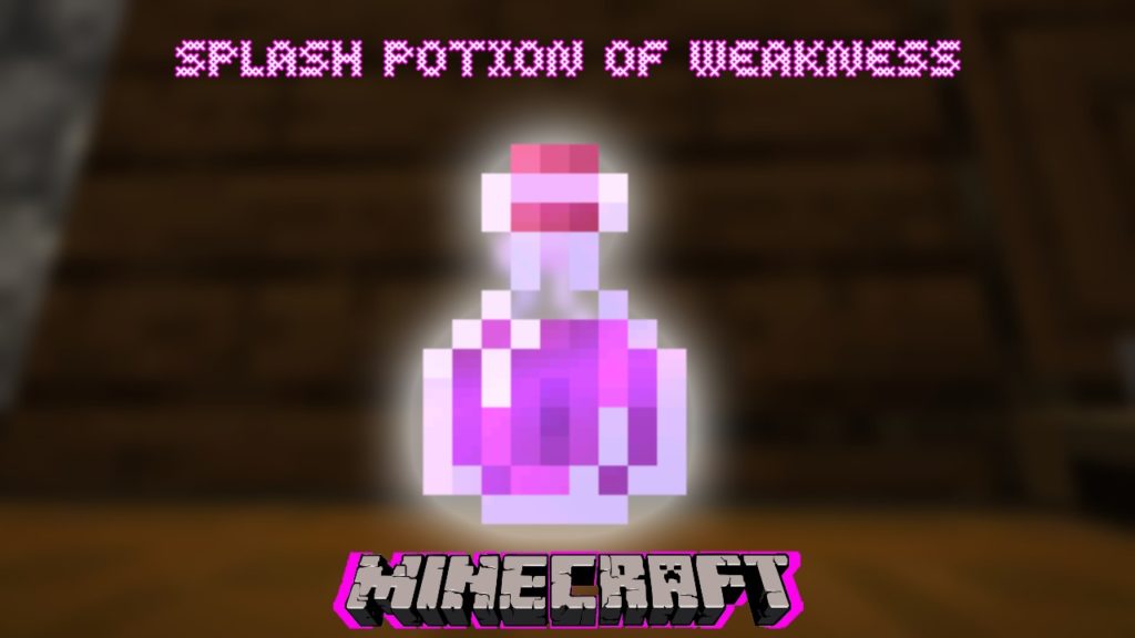 How To Make A Potion of Weakness in Minecraft