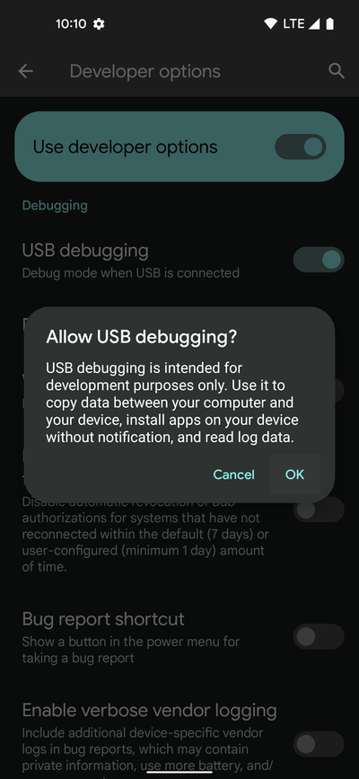 How to uninstall Android 13
