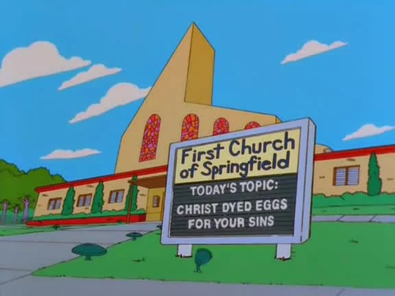 Best Simpsons Easter episode- Simpson Bible Stories