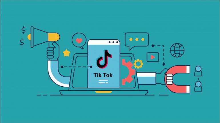 TikTok logo in phone; How to hack the TikTok algorithm
