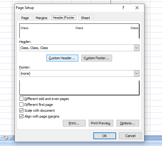How to Add a Header in Microsoft Excel on Different Types of Sheets