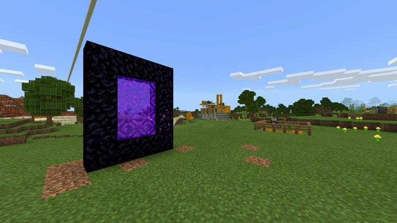 how to make a nether portal in minecraft
