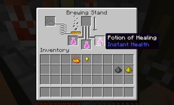 How To Make Potion Of Healing in Minecraft: 4 Easy-Steps | Minecraft Health Potion Receipe