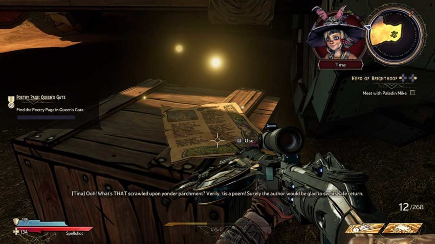 All Poetry Pages Location in Mount Craw | Where to find Poetry Pages in Tiny Tina's Wonderlands?