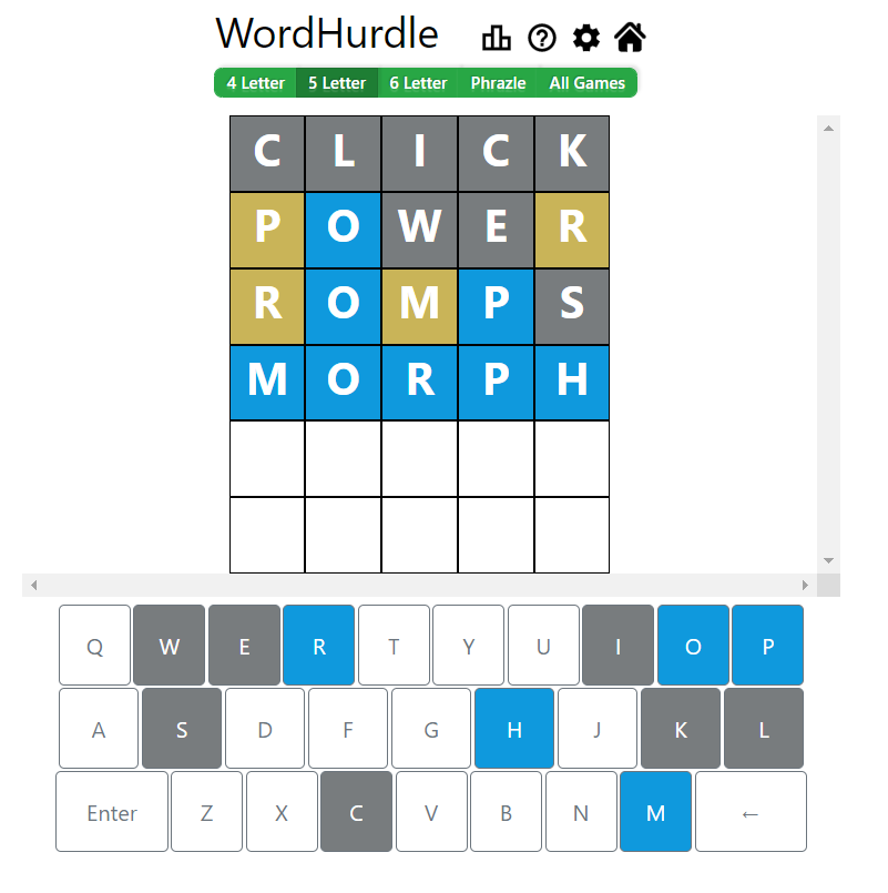 Evening Word Hurdle Answer of May 5, 2022, 5-letter word 