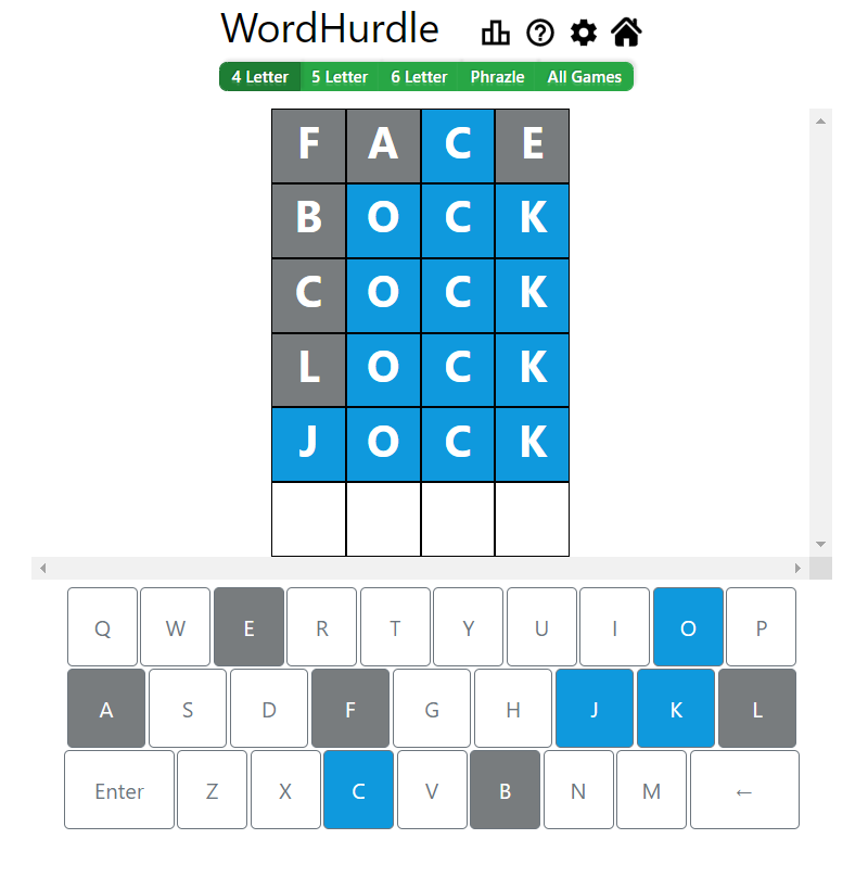 Morning Word Hurdle Answer of May 7, 2022, 4-Letter Word 