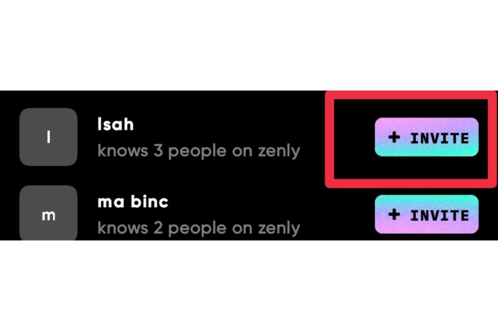 Zenly settings; How to find friends on Zenly