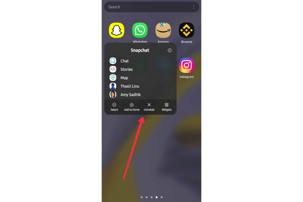 quick Uninstall of Sanpchat ; How to solve snapchat tap to load problem