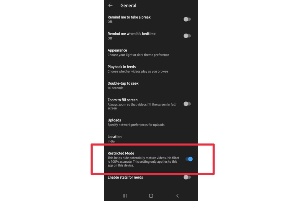 restriction mode on YouTube; how to unblock YouTube