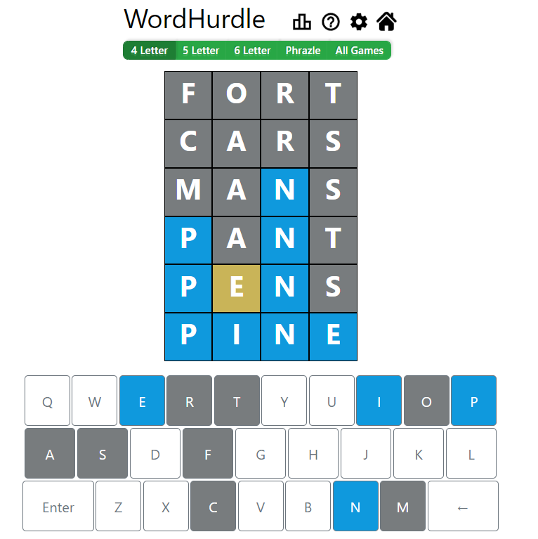 Morning Word Hurdle Answer of May 17, 2022, 4-Letter Word