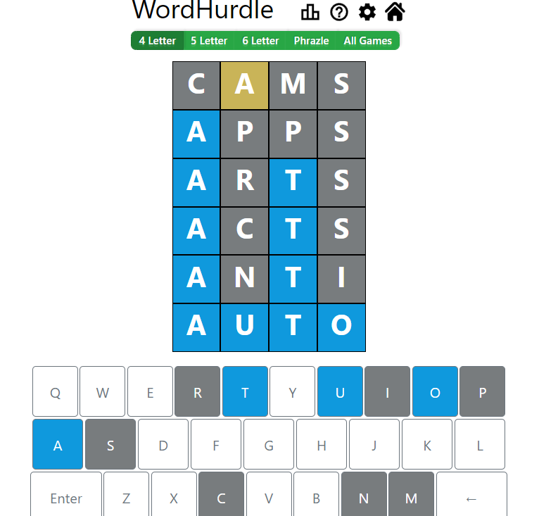 Evening Word Hurdle Answer of May 18, 2022, 4-letter word