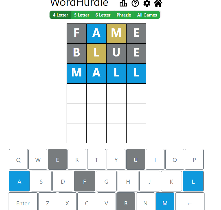 Evening Word Hurdle Answer of May 20, 2022, 4-letter word