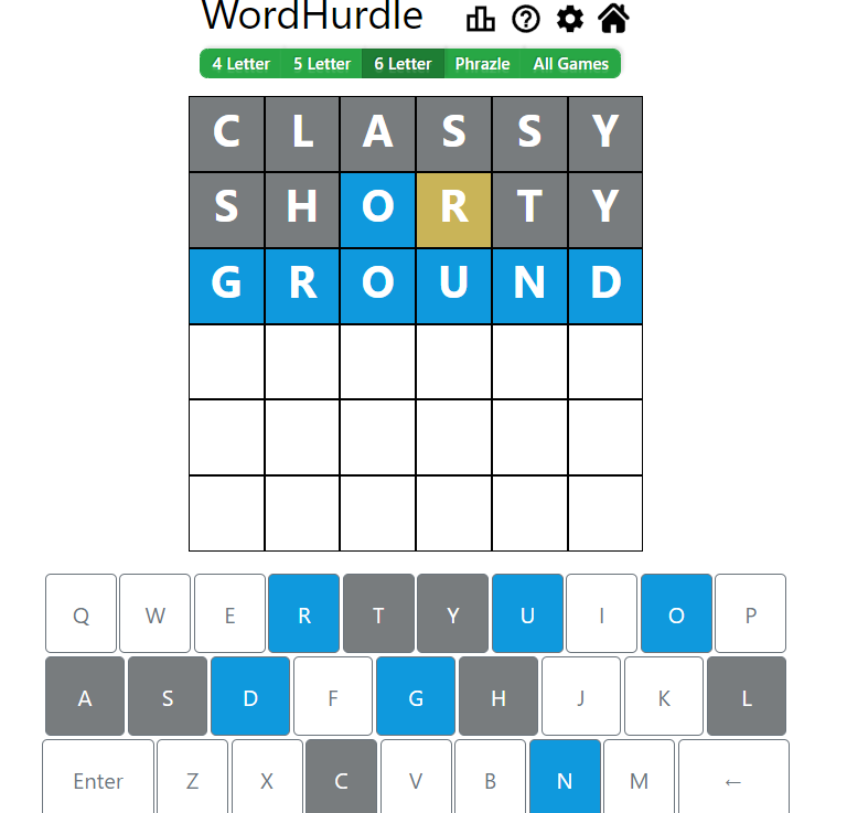 Morning Word Hurdle Answer of May 21, 2022, 6-letter word