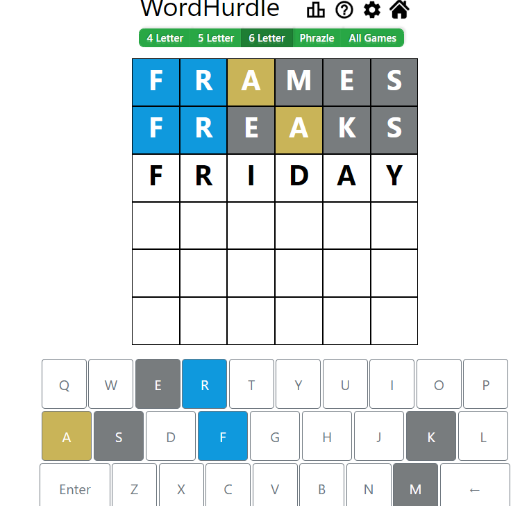 Evening Word Hurdle Answer of May 21, 2022, 6-letter word