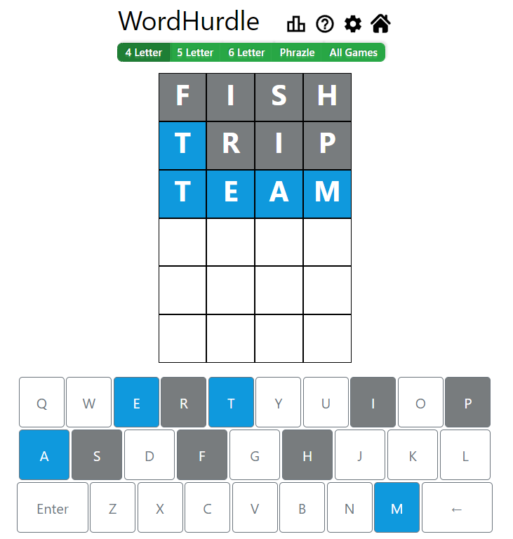 Morning Word Hurdle Answer of May 24, 2022, 4-Letter Word