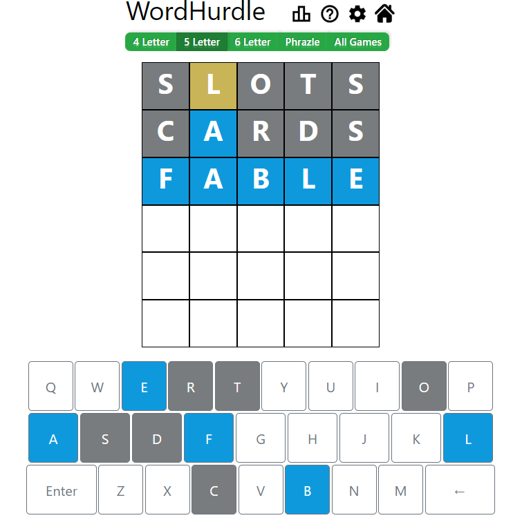 Evening Word Hurdle Answer of May 24, 2022, 5-letter word