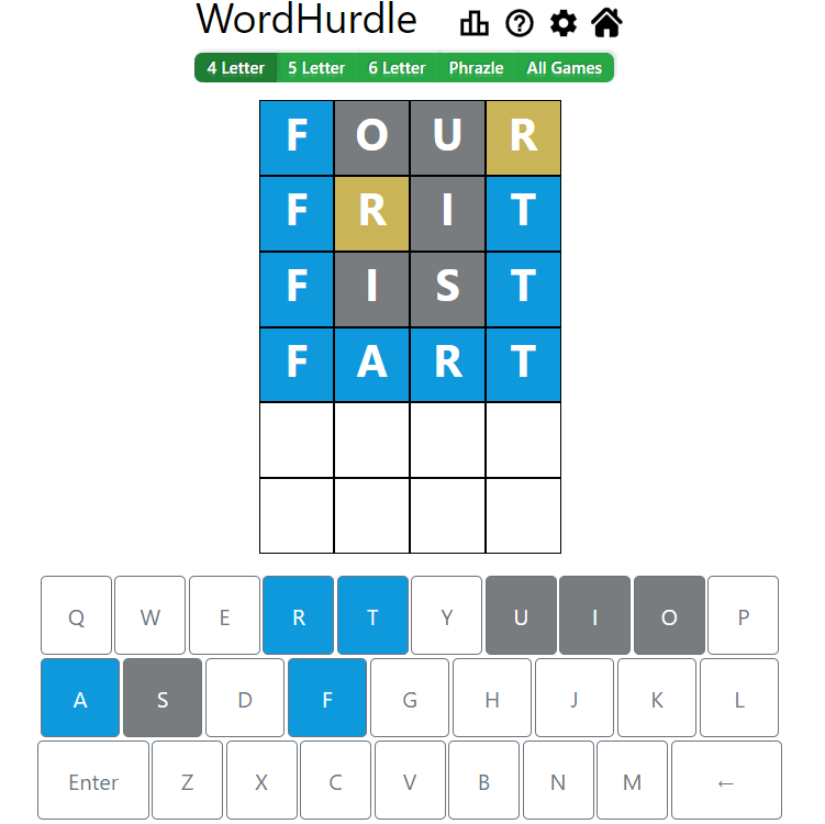 Morning Word Hurdle Answer of May 28, 2022, 4-Letter Word