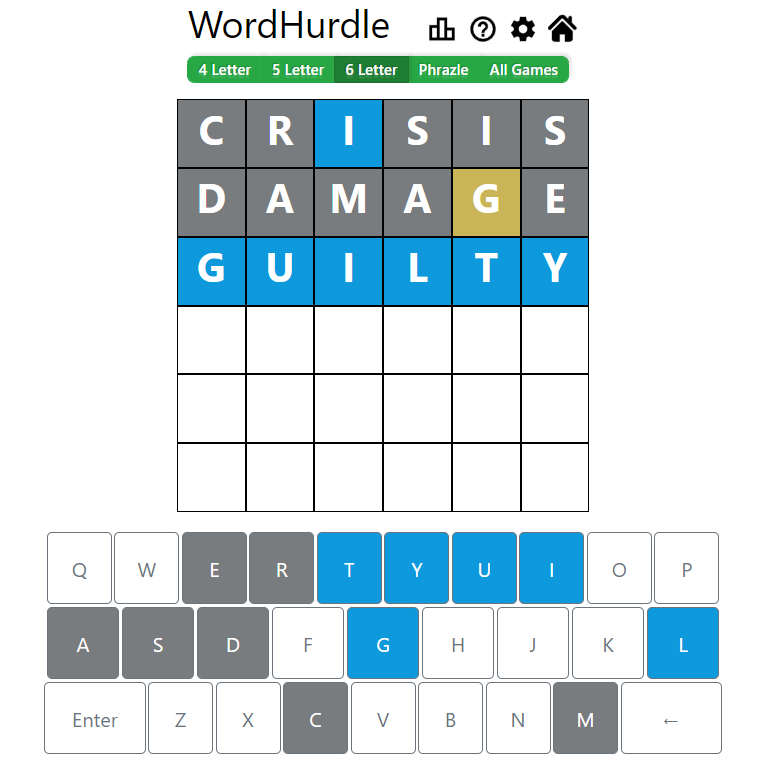 Morning Word Hurdle Answer of May 28, 2022, 6-letter word