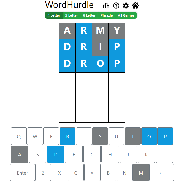 Morning Word Hurdle Answer of May 29, 2022, 4-Letter Word