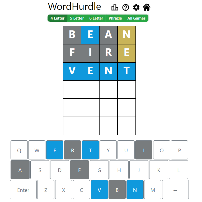 Morning Word Hurdle Answer of May 31, 2022, 4-Letter Word