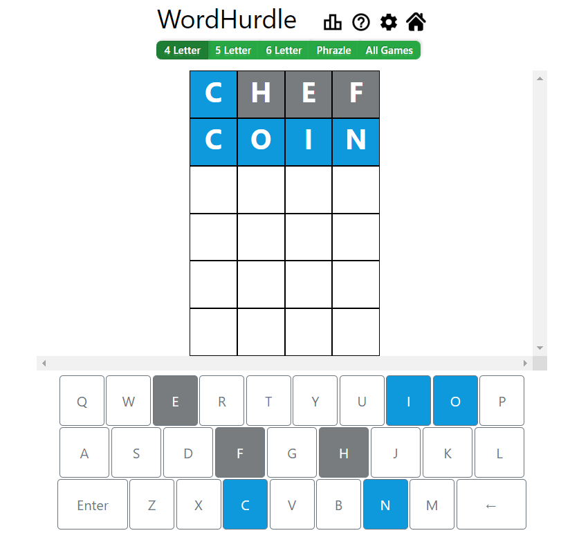 Morning Word Hurdle Answer of May 5, 2022, 4-Letter Word