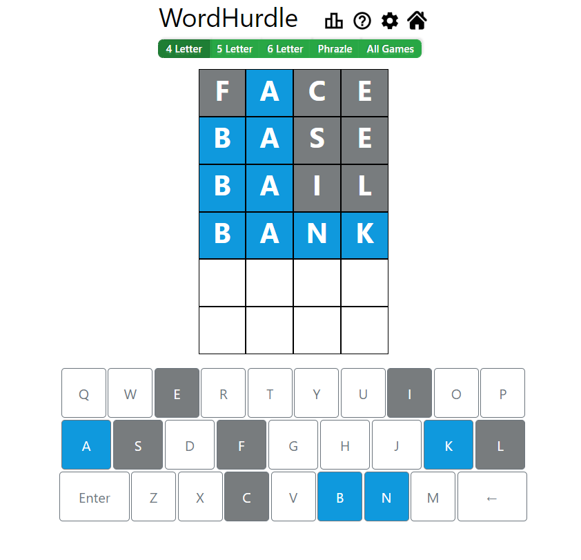 Evening Word Hurdle Answer of May 15, 2022, 4-letter word 