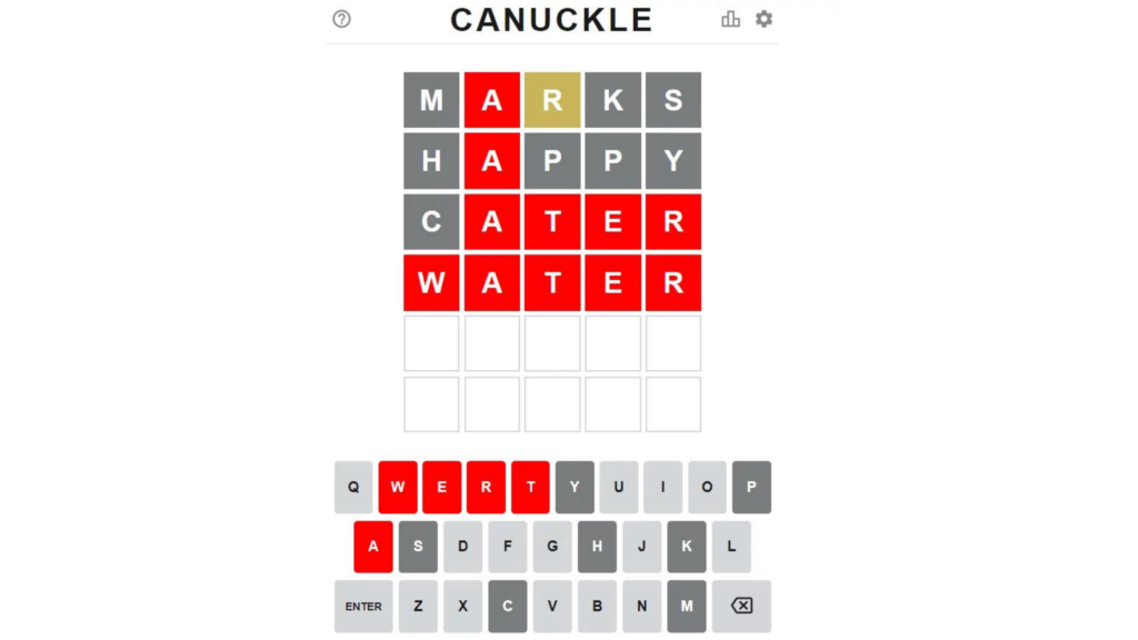 Canuckle answer of 25 May
