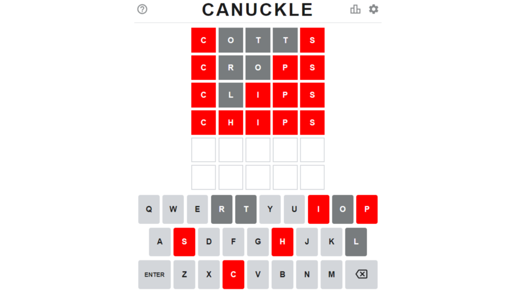 canuckle answer of 6 June