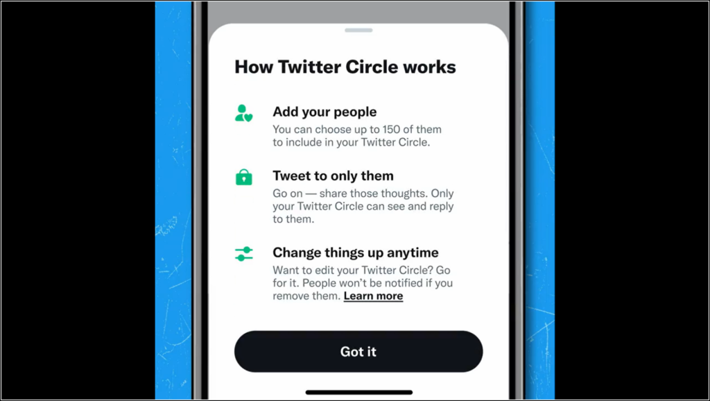 Steps to get Twitter cicle ; How to send private tweets