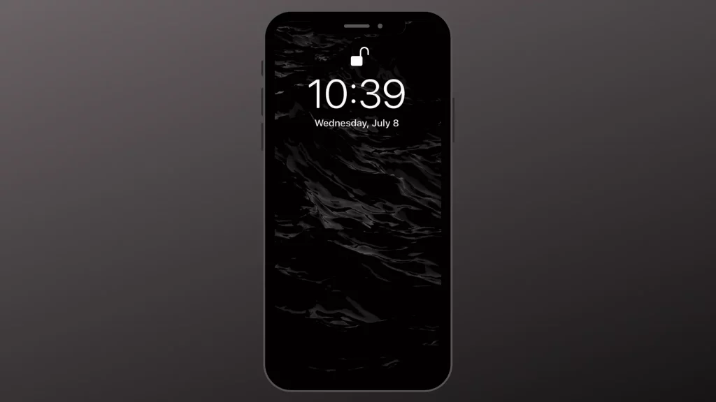 All Black OLED Wallpaper for iPhone