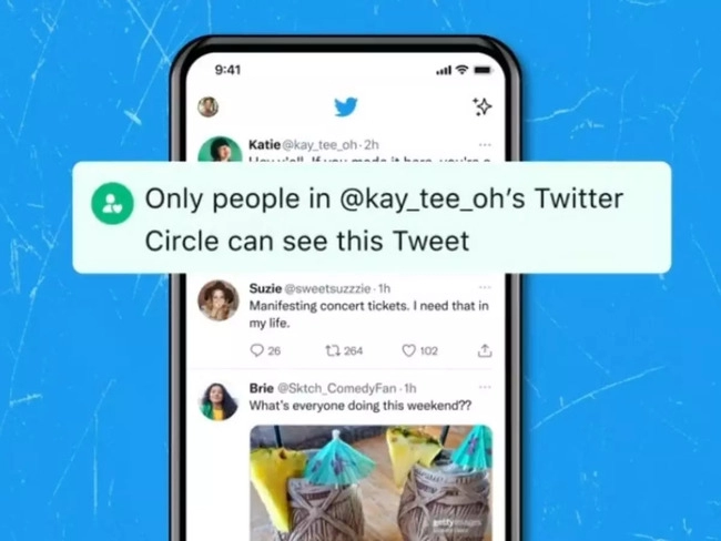 Twitter circle feature