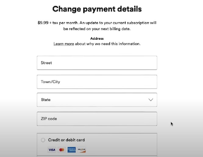 Spotify payment setting up ; How to change payment method on Spotify