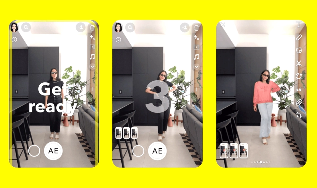 Snapchat AR lens ; Snapchat dress up