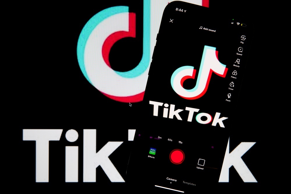 TikTok logo; best time to post on TikTok on wednesday