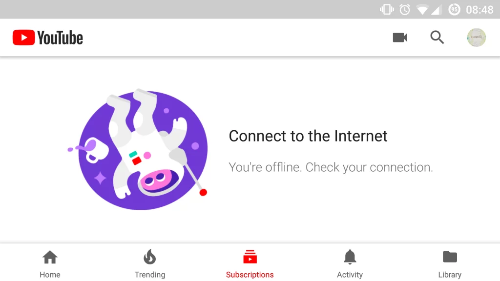 check network connection; How to unblock YouTube