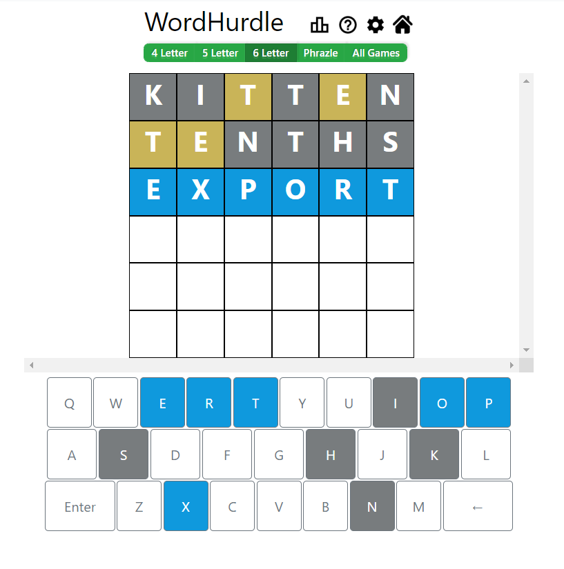 Evening Word Hurdle Answer of May 7, 2022, 6-letter word 