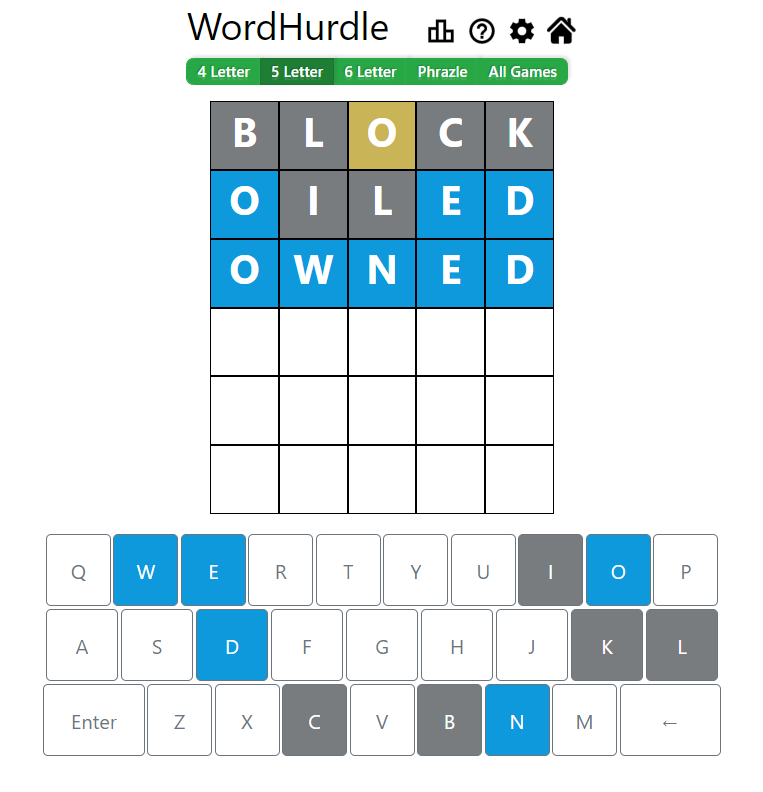 Morning Word Hurdle Answer of May 8, 2022, 5-Letter Word i