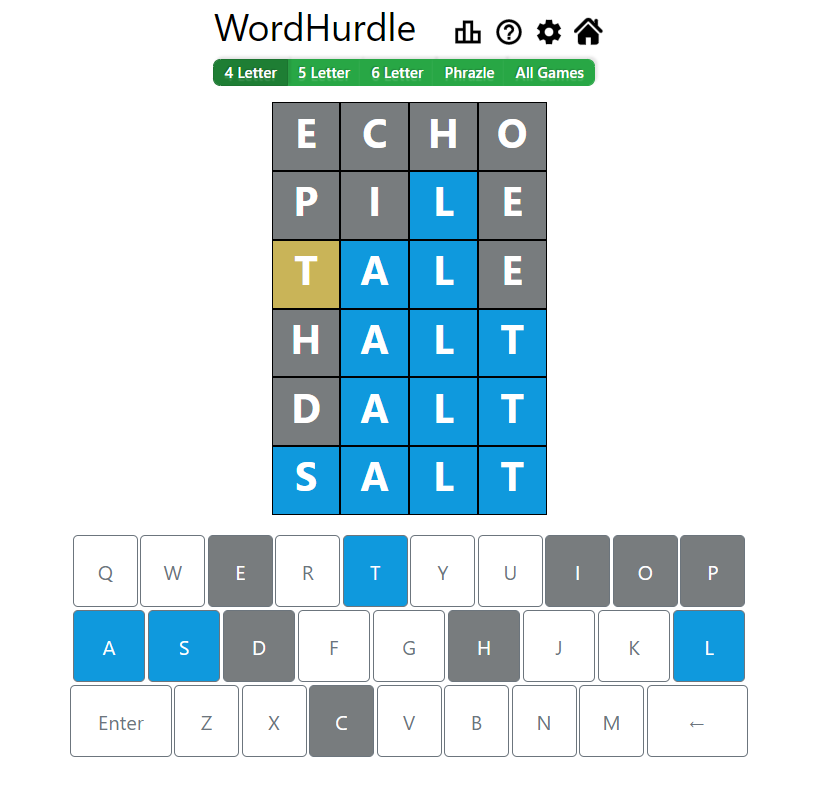 Evening Word Hurdle Answer of May 10, 2022, 4-letter word