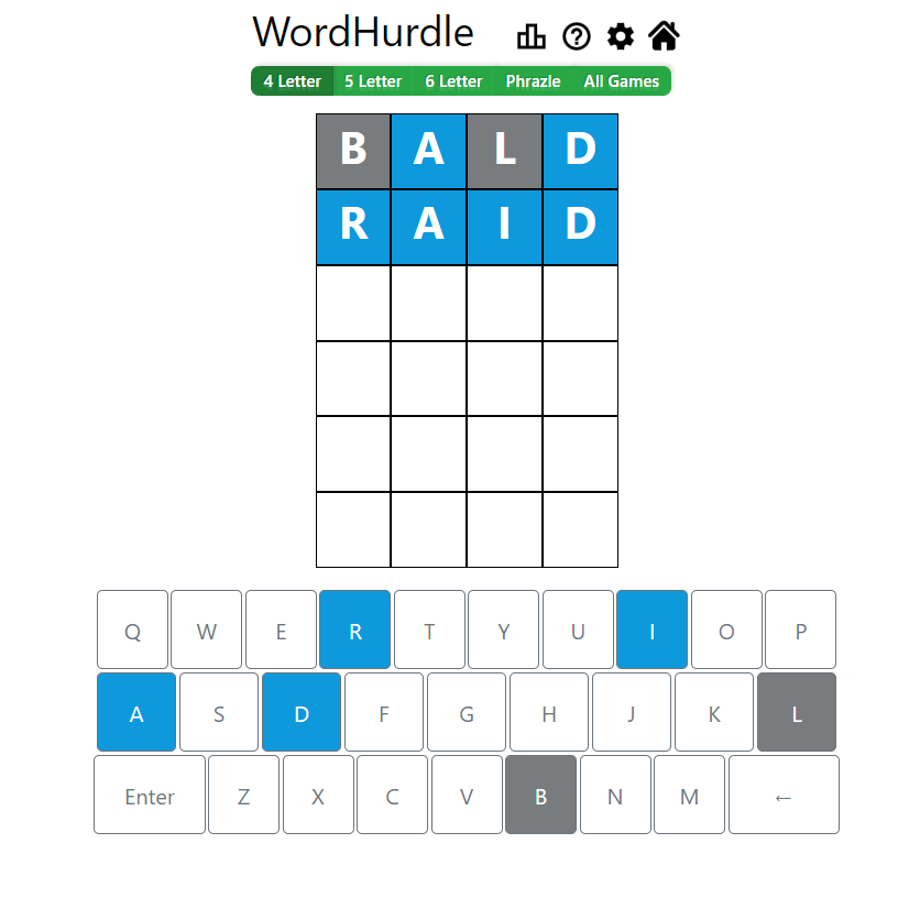 Evening Word Hurdle Answer of May 12, 2022, 4-letter word