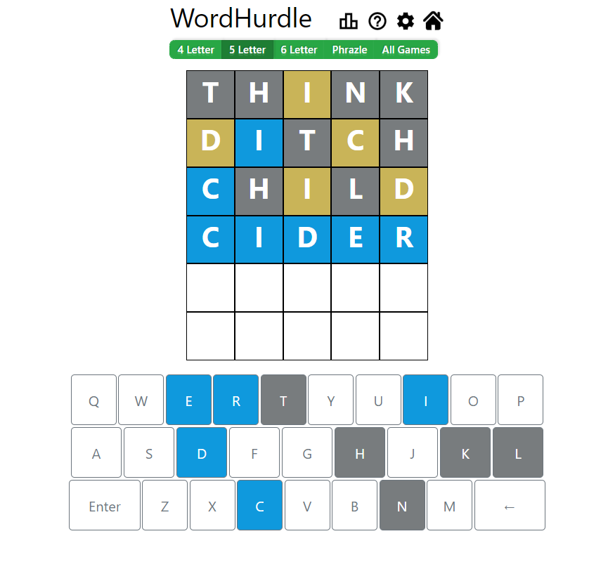 Evening Word Hurdle Answer of May 12, 2022, 5-letter word 