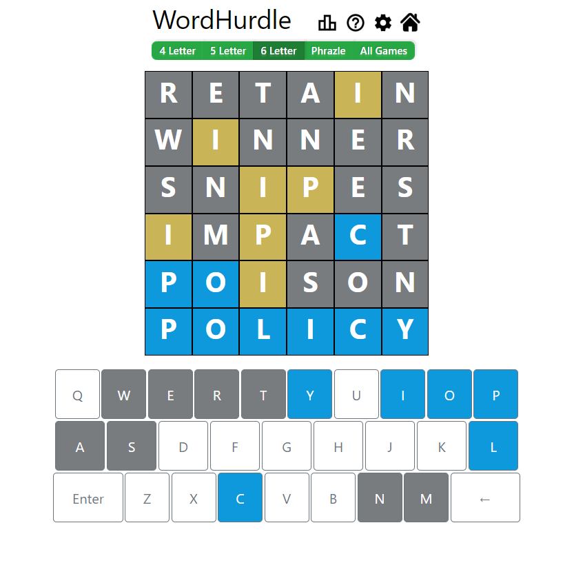 Evening Word Hurdle Answer of May 14, 2022, 6-letter word 