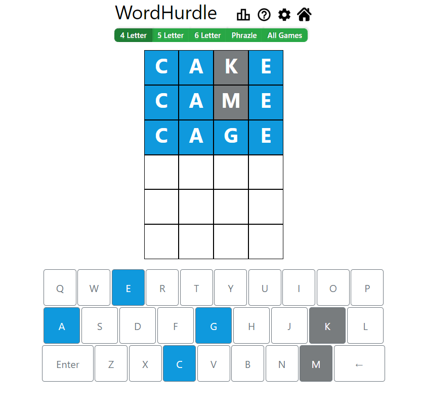 Morning Word Hurdle Answer of May 13, 2022, 4-Letter Word 