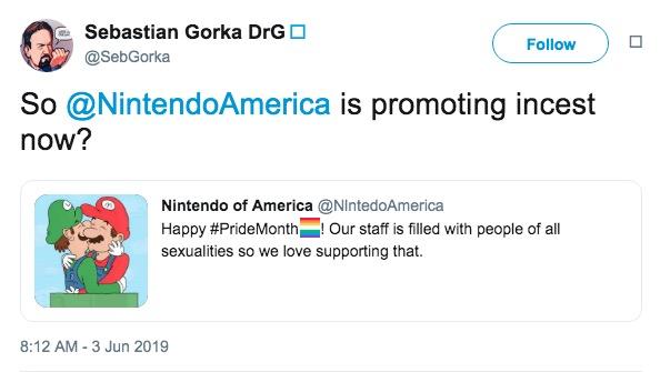 Nintendo Of America Pride Month TweetNintendo Of America Pride Month Tweet