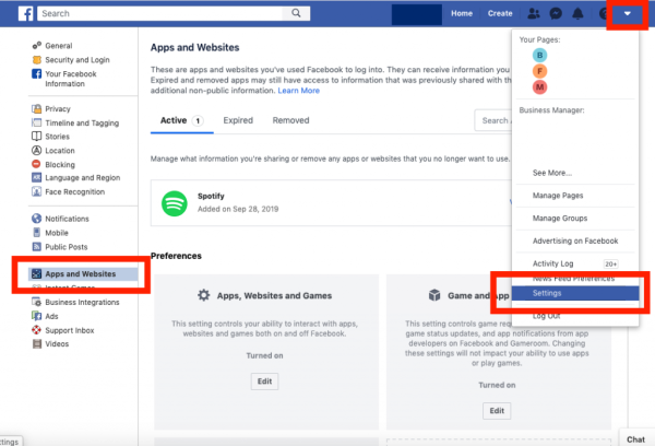 Recover your Facebook account using another account