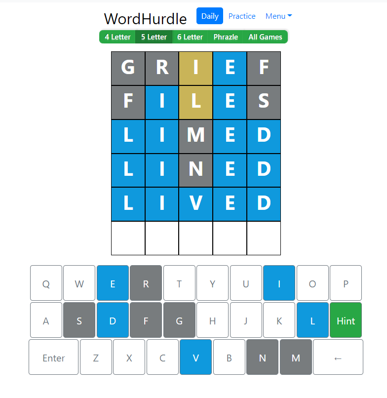 Morning Word Hurdle Answer of June 30, 2022, 5-Letter Word