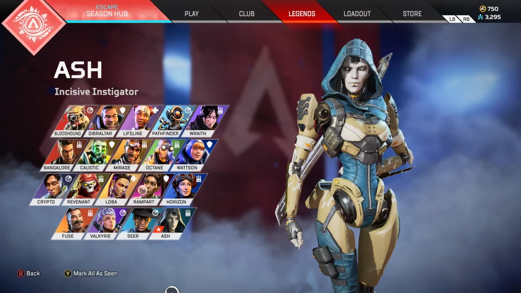 All Apex Legends Characters updated list - All Apex Legends Characters names: Ash