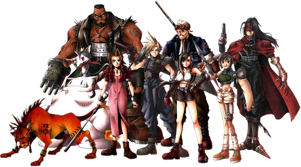 Legendary Final Fantasy 7 Characters- Party, Turks, Avalanche, Shira Staff | All FFVII Characters Ranked
